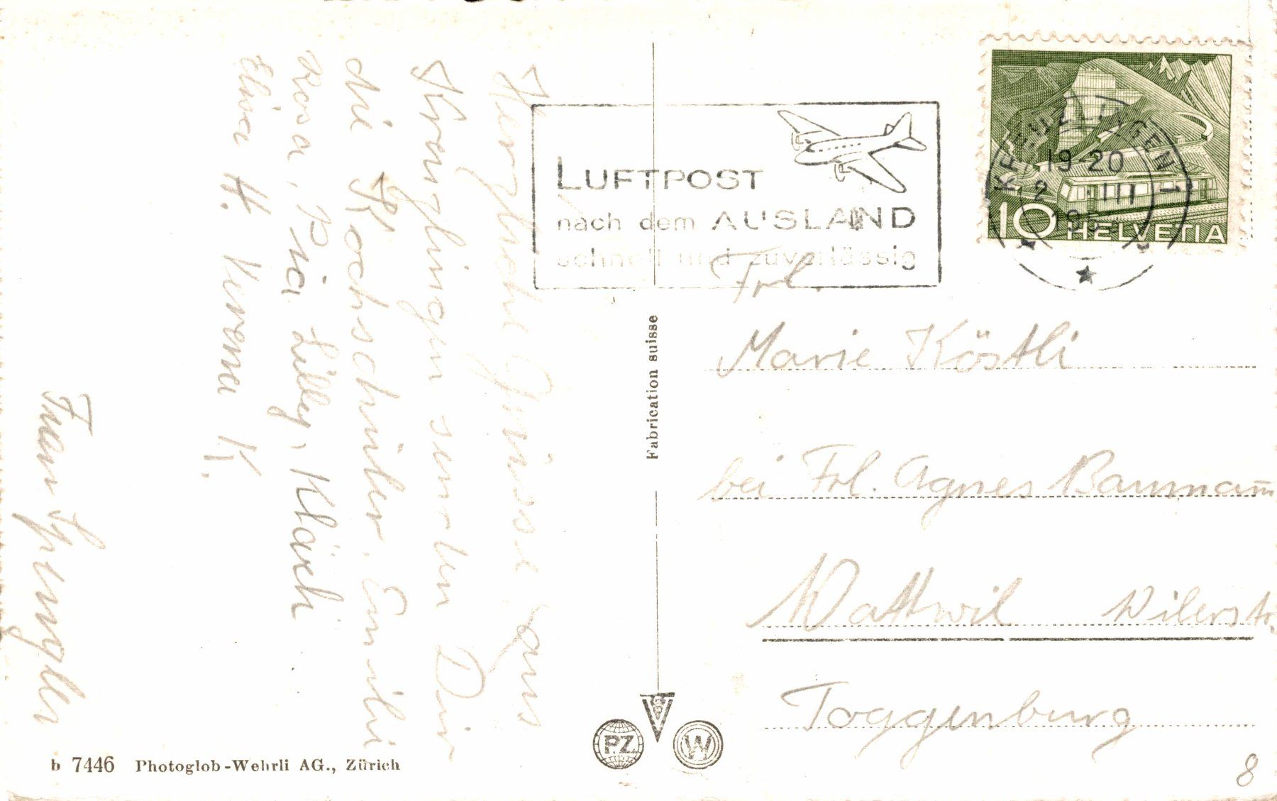 Cartoline postali: Kreuzlingen – Usato da Bronschhofen venduto da Astore 1