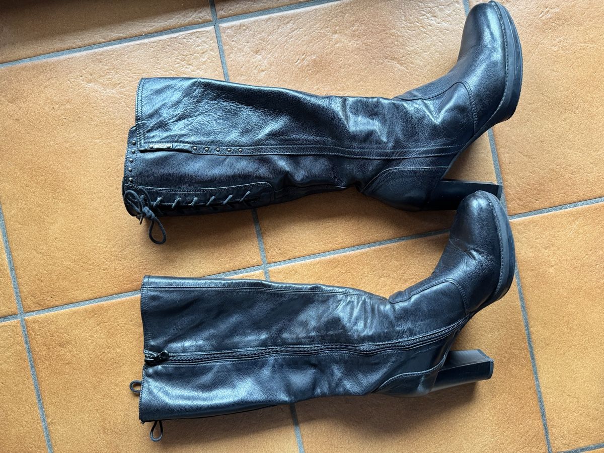 Scarpe da donna: Stiefel Nero Giardini Grösse 38 aus echtem Leder – Usato da Minusio venduto da BettiC