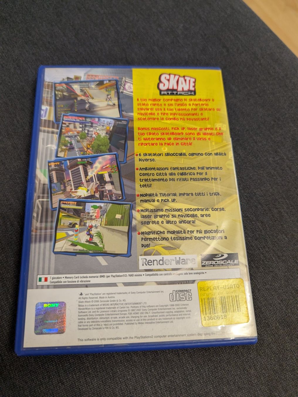 Spiele: Skate attack Sony playstation 2 – Gebraucht aus Giubiasco von Ticinerd 1