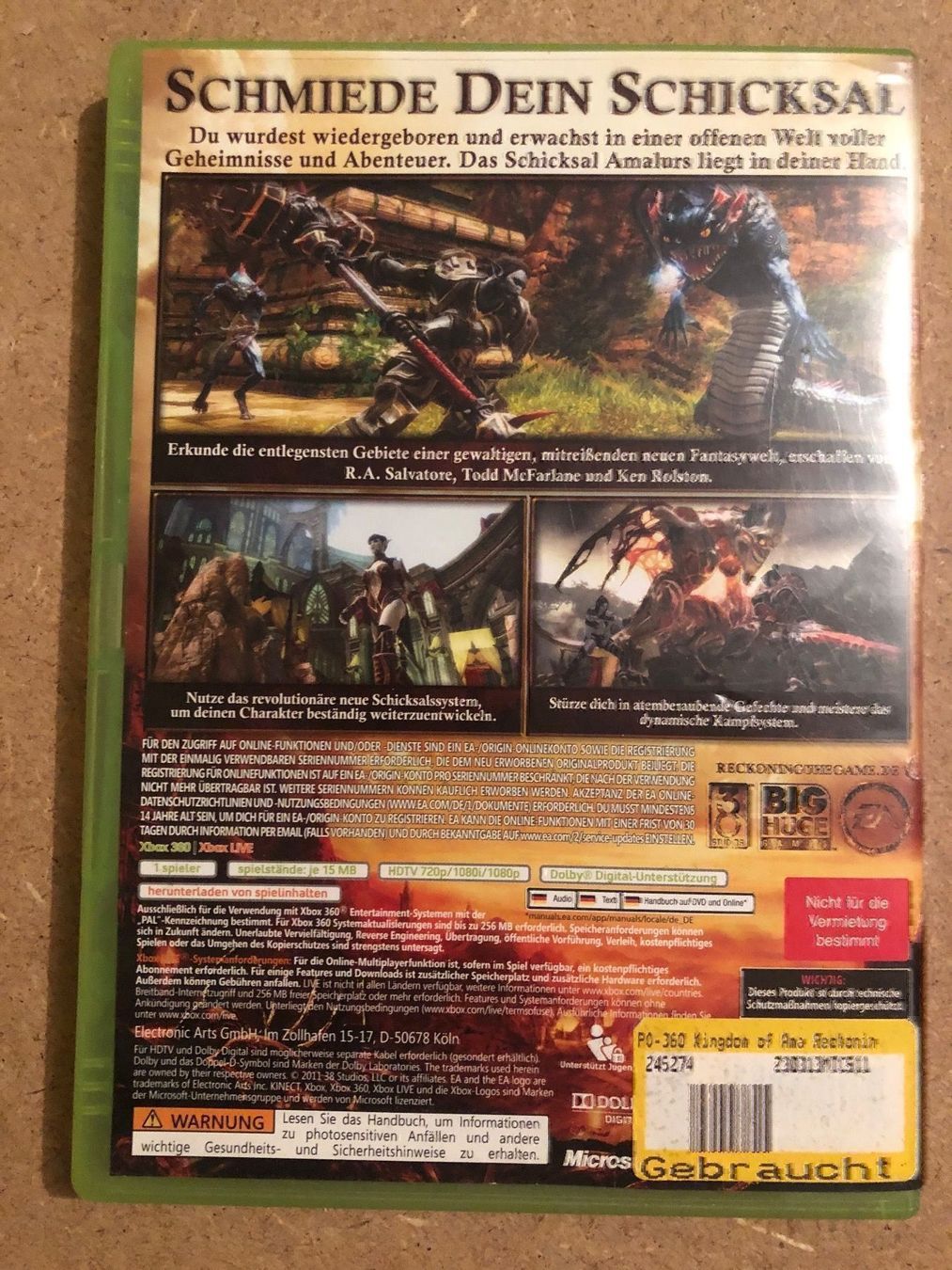 Giochi: Reckoning für Xbox 360 – Usato da Kestenholz venduto da Mad18 1