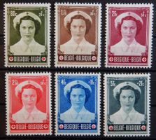 Belgien Kat. 961-966 ** nicht alle top 1953 Kat. 40 Euro
