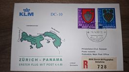 KLM Zürich - Panama 04.04.1980
