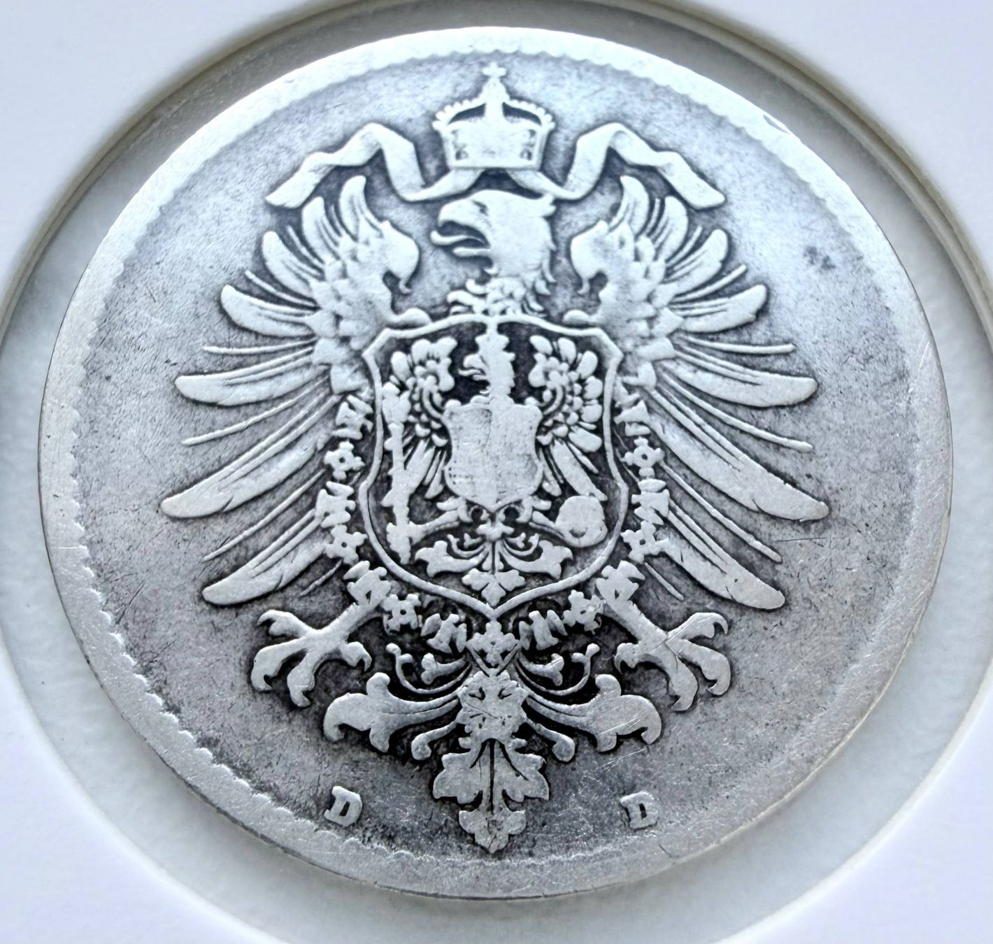 Tutti le monete: 1 Mark 1876 D Silber – Deutsches Kaiserreich – Usato da Sissach venduto da Valeriika 1