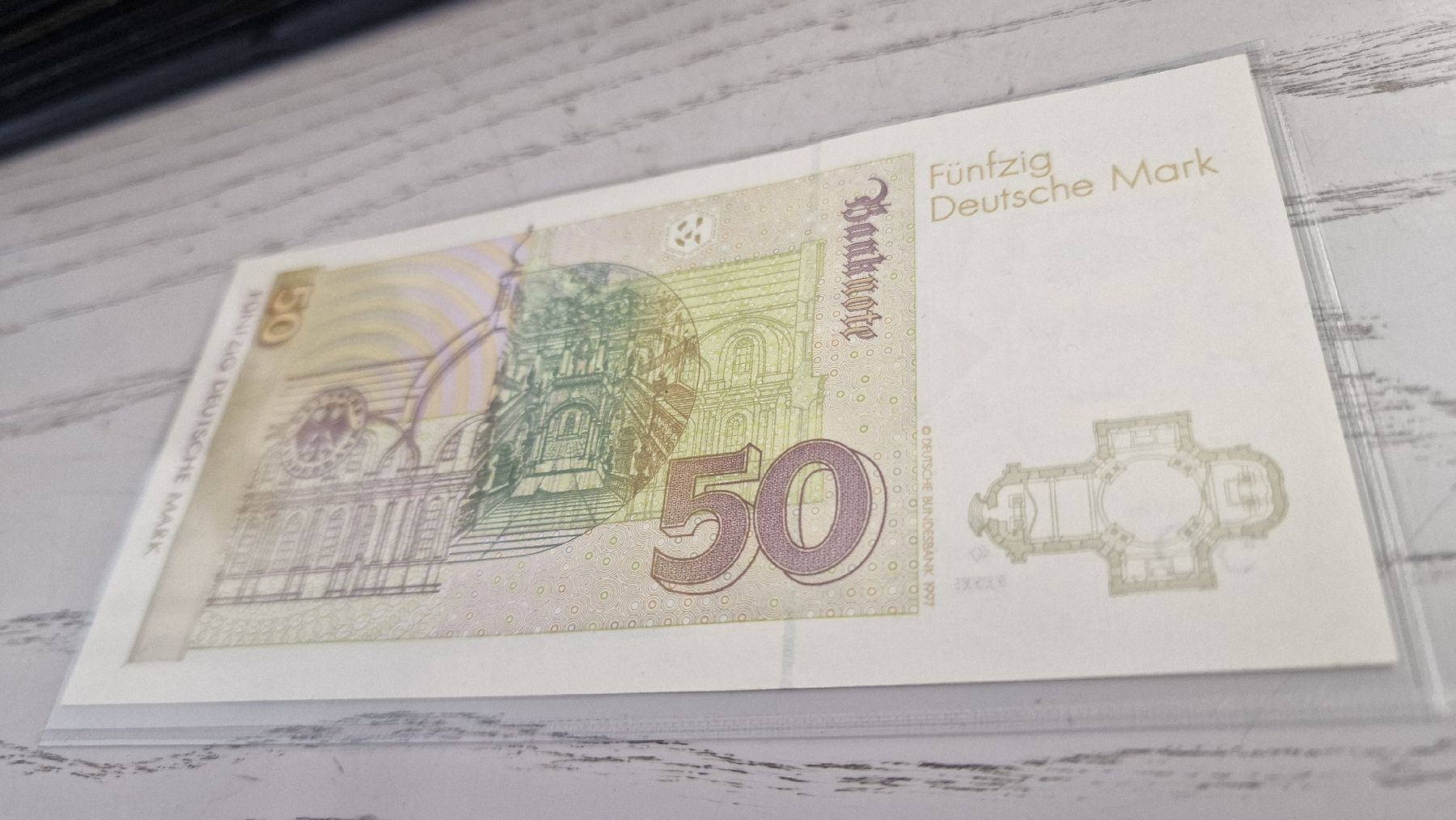 Billets de banque: 50 Deutsche Mark Banknote 1996  – Neuf avec emballage d'origine à Herisau par Antiques.AR 1
