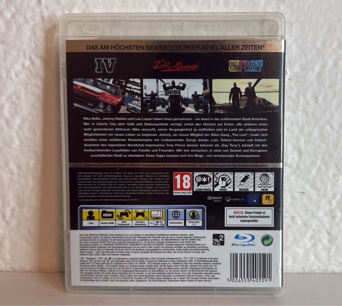 Sony Spiele: GTA IV Complete Edition for PS3 Game – Gebraucht aus Ehrendingen von bubulence 1