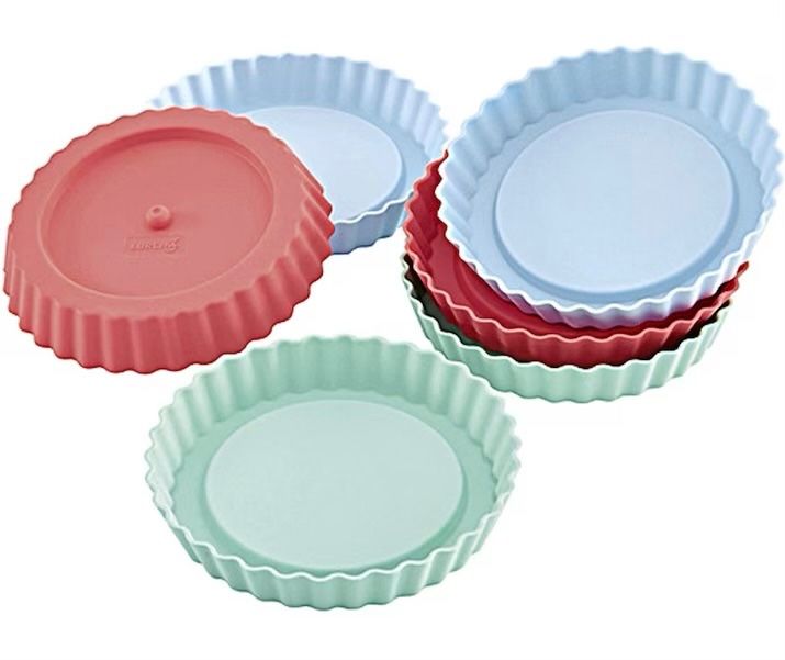 Teglie da forno: Lurch Tartlets Silikonformen, 6 Stück – Nuovo e nell'imballaggio originale da Wallbach venduto da paxnic