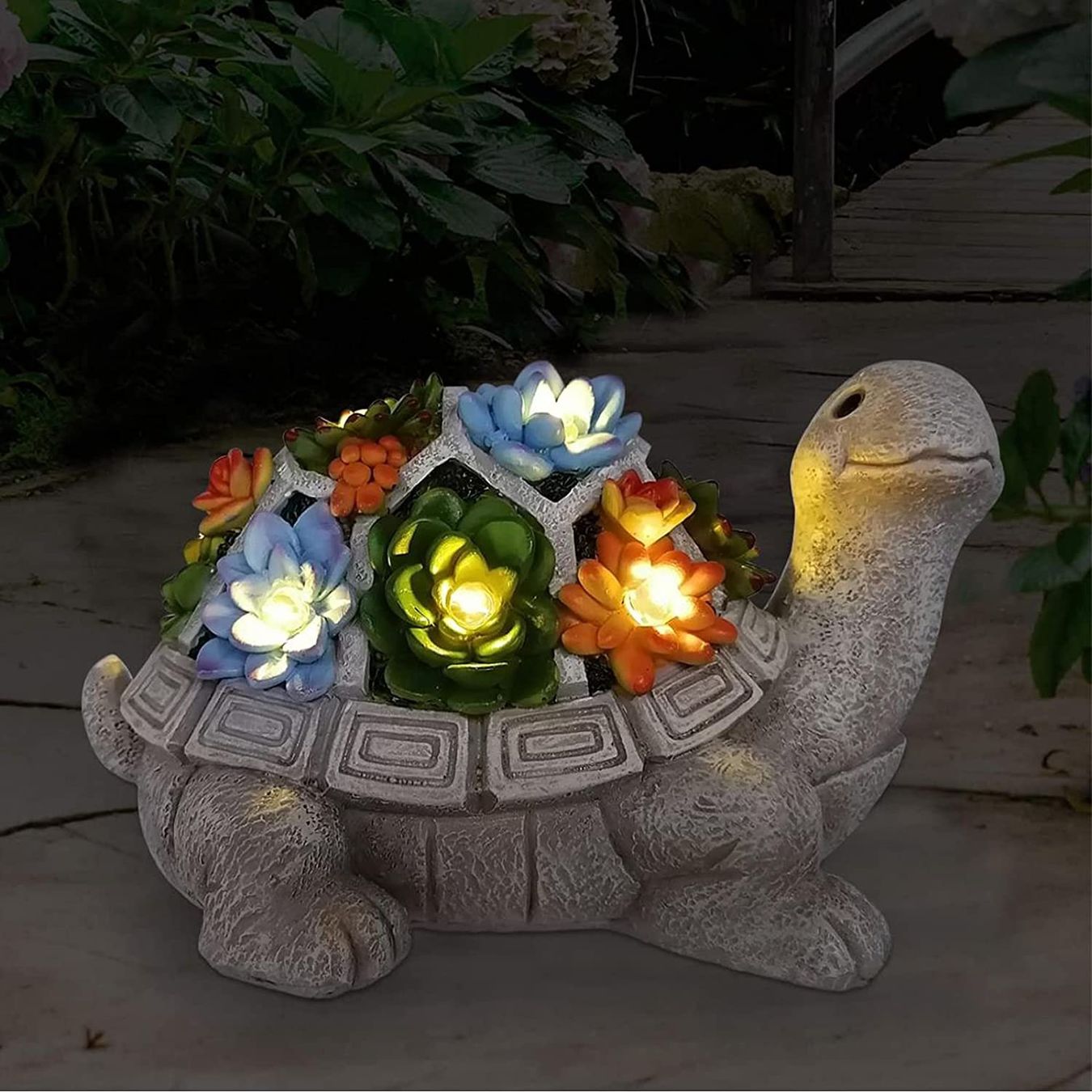 Statuette: Solar Gartenfigur Schildkröte – Nuovo e nell'imballaggio originale da Nuglar venduto da SaleRitter 1