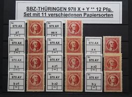SBZ Thüringen speziel Mi-Nr.97 ll X+Y Postfrisch Tadellos