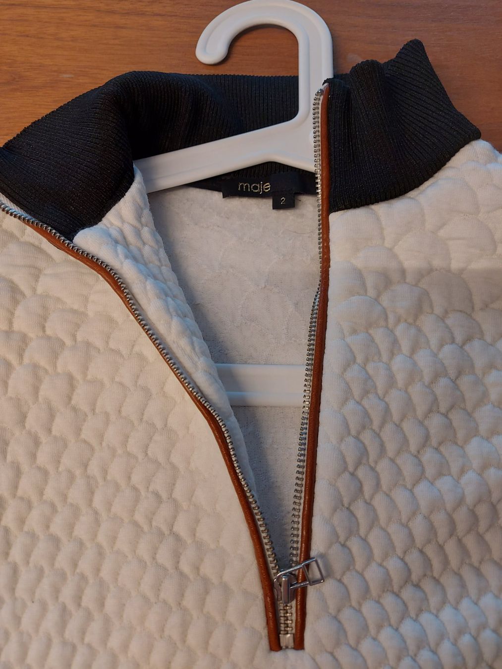 Maje Vestiti: Robe pull Maje blanc cassé, taille 2 – Usato da Courtételle venduto da lisasie 2
