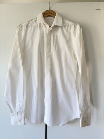 Givenchy white shirt with stars XS