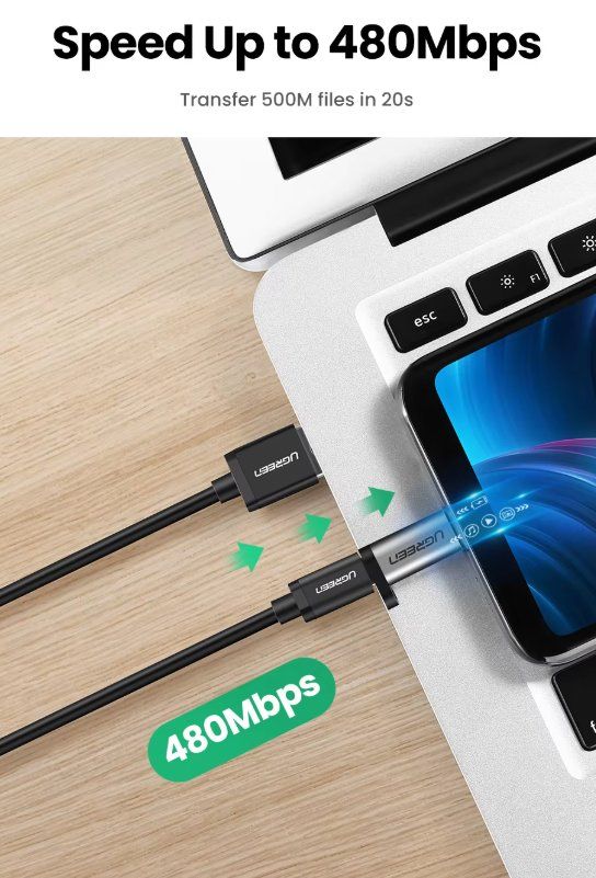 Ugreen Unità & Adattatore: Ugreen Micro USB zu Type C Adapter – Nuovo e nell'imballaggio originale da Romanshorn venduto da pfimex 5