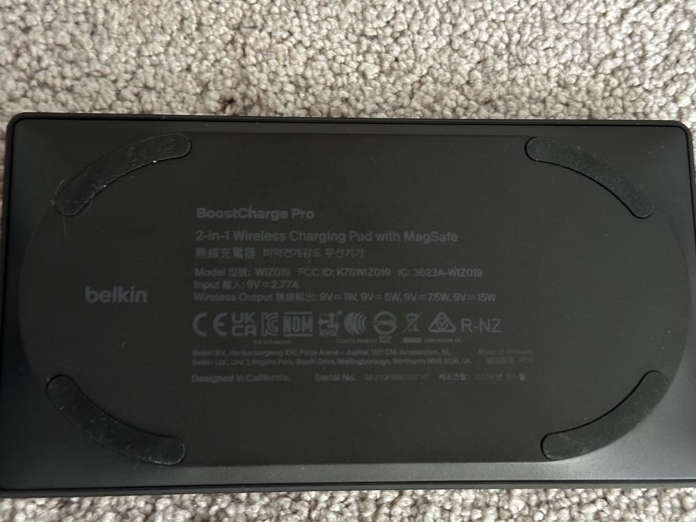 Belkin Ladegeräte: Belkin Boost Charge Pro 2-in1 Wireless Ladepad mit MagSafe – Gebraucht aus Wohlenschwil von Electro_Dealer 2