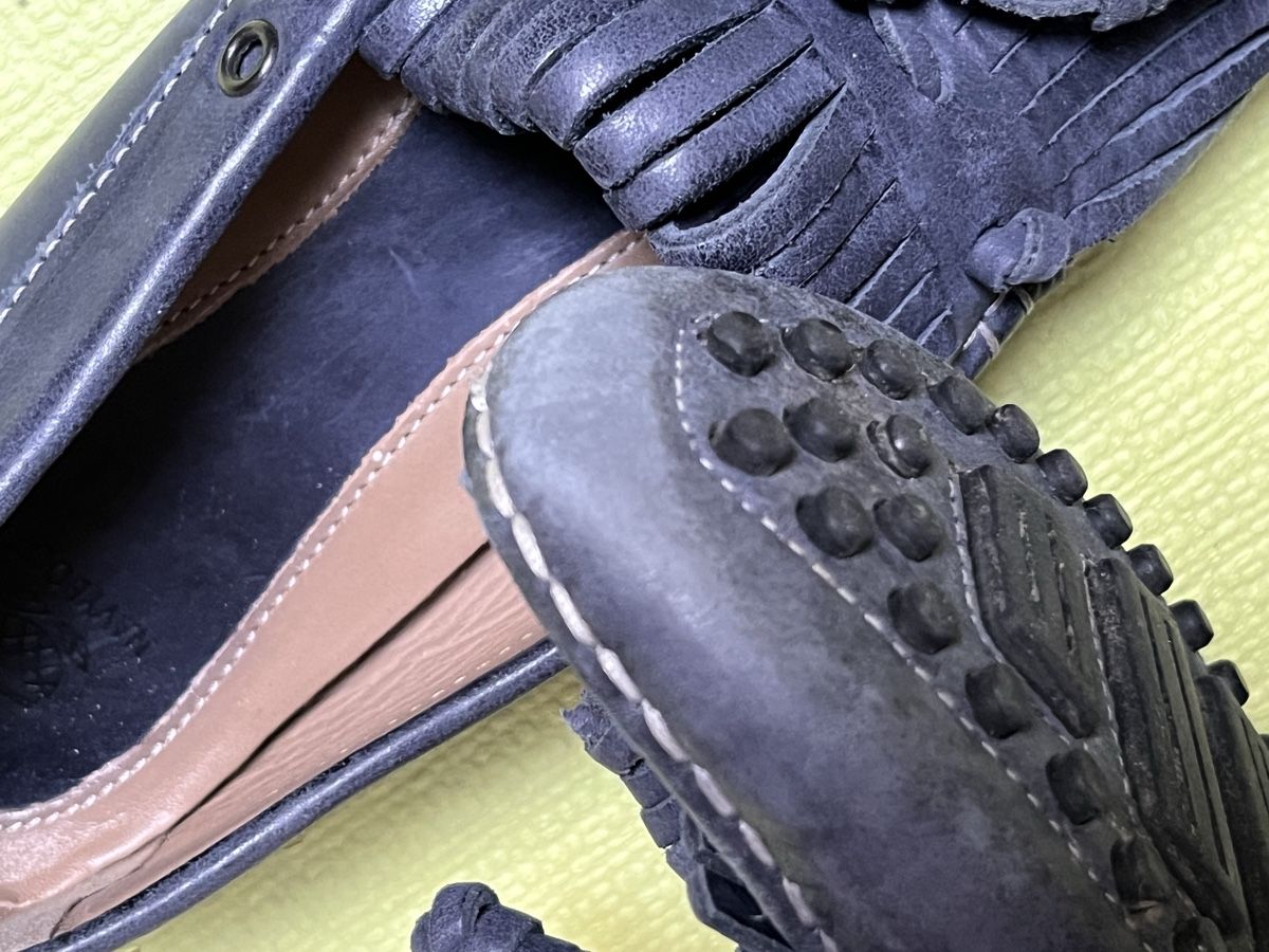 Navyboot Scarpe da donna: Mocassins Marine Navyboot, franges, taille 36-État correct – Usato da La Tour-de-Peilz venduto da Pansy02 7