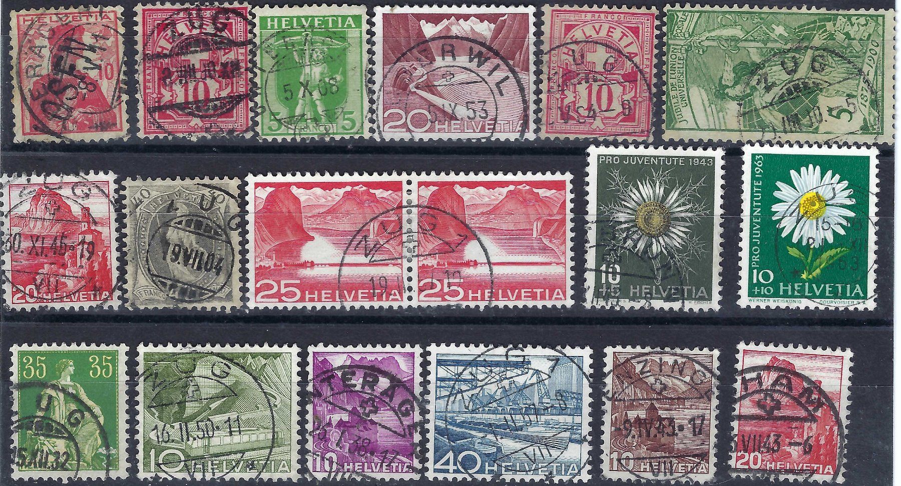 Tutti i francobolli: Zug, Vollstempel – Usato da Bürglen UR venduto da Tellbike