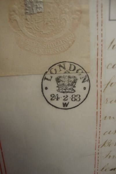 Incisioni: This Jndenture Francis Withe von1883 – Usato da Trachslau venduto da post35 3