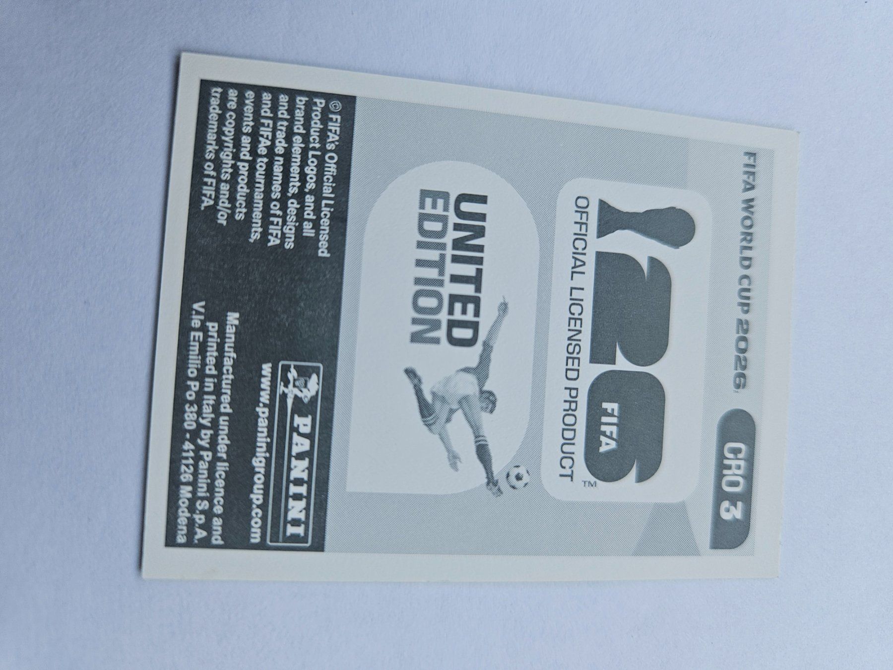 Panini Cartes à collectionner: CRO 3 – D'occasion à Würenlingen par Dinli 1