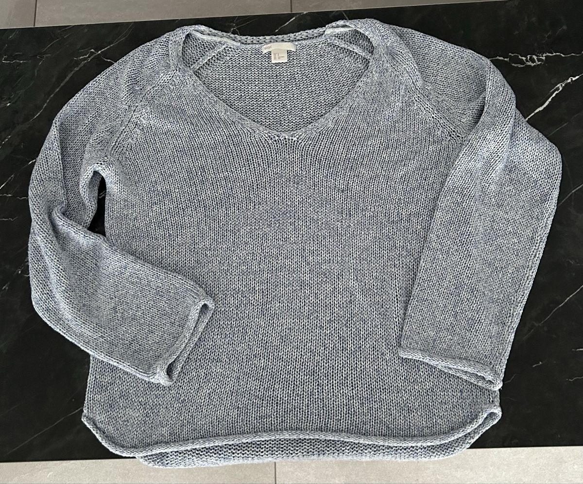 H&M Maglioni & Felpe: Pullover blau-weiss meliert Grösse S – Usato da Horriwil venduto da Mel4553 1
