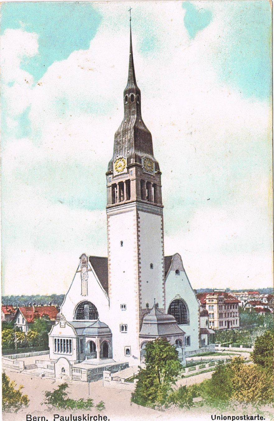 Cartoline postali: Bern Pauluskirche – Usato da Buchs AG venduto da Baerfisch