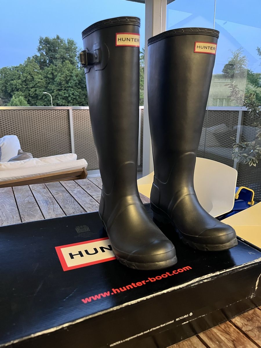 Hunter Herrenschuhe: Hunter Gummistiefel Dunkelgrau Gr. 37 – Gebraucht aus Wallisellen von jkellenberger