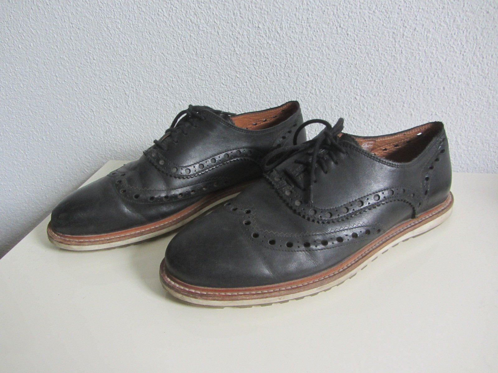Herrenschuhe: NOBRAND - Leder Halbschuhe schwarz 42 – Gebraucht aus Zürich von Diazaio 1