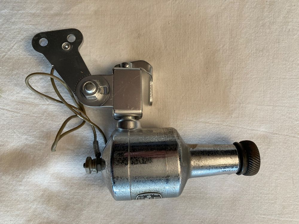 rare ancien feu avant vélo Lucifer 19 Bilux à double ampoule made in