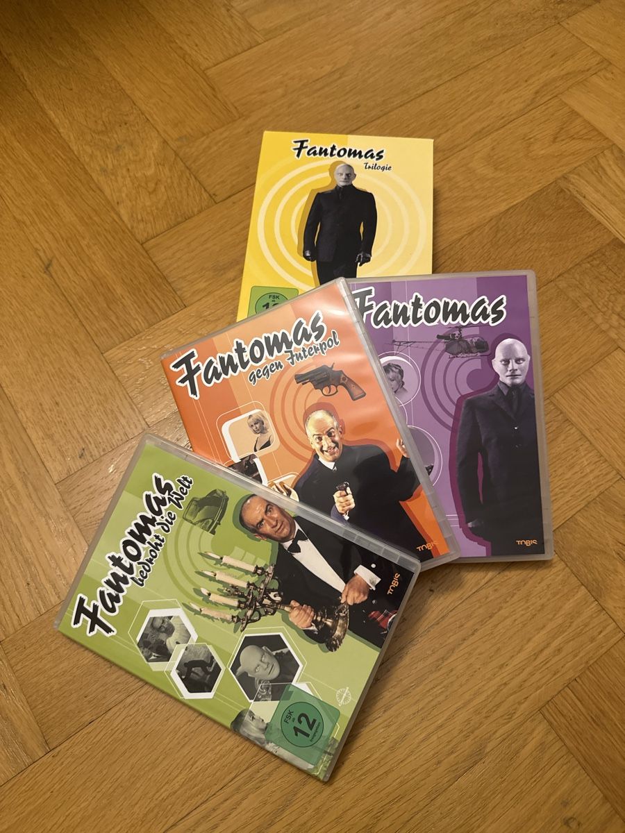 Tutti i DVDs: Fantomas Trilogie DVD Box Filmklassiker! – Nuovo (secondo la descrizione) da Zürich venduto da Washingpowder