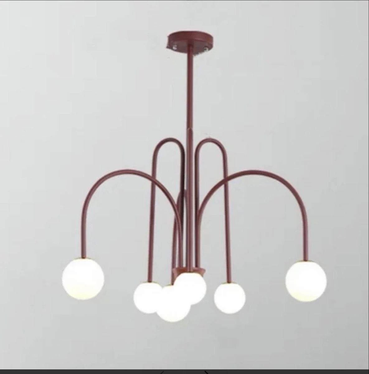 Lampade: Deckenlampe Suspension Gran Finale rot – Nuovo (secondo la descrizione) da Basel venduto da ponyrosa