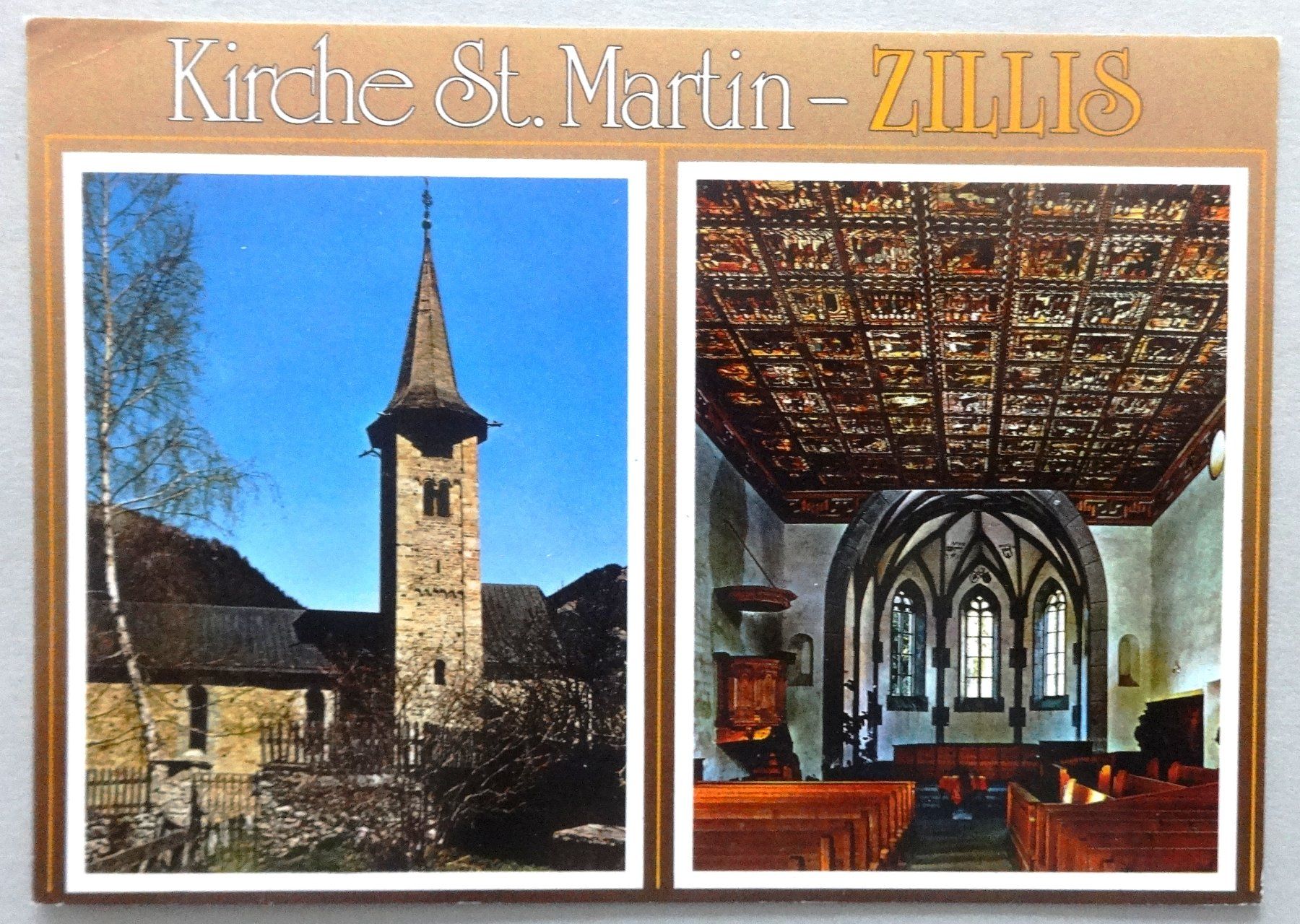 Cartes postales: Zillis, Kirche St. Martin – D'occasion à Fétigny par Billy2miny