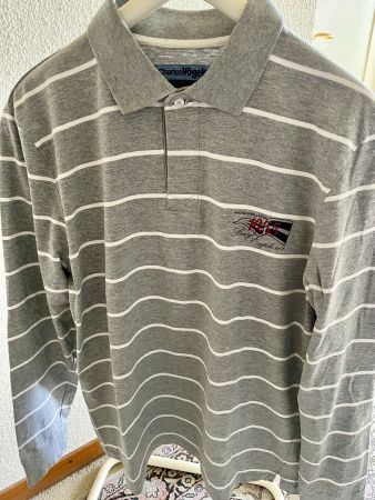 Charles Vögele Poloshirt Langarm Gr. L, Top Zustand!