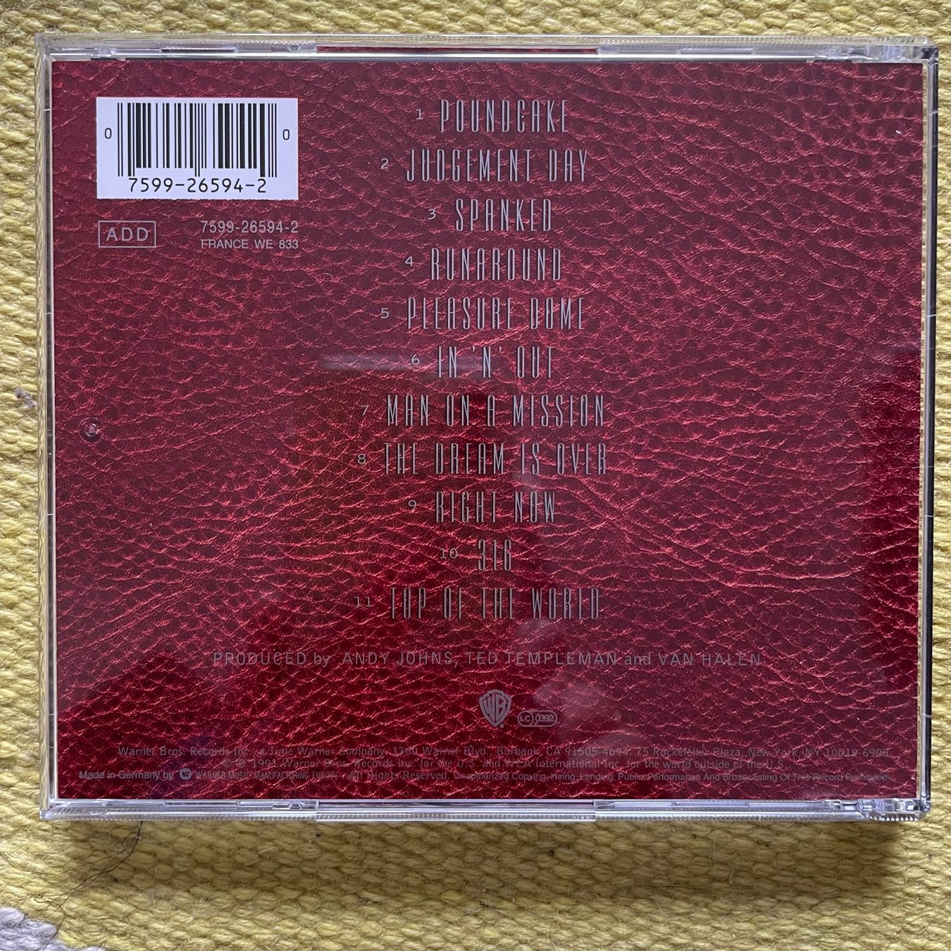 CD: VAN HALEN-FOR UNLAWFUL CARNAL KNOWLEDGE – Usato da Rorschacherberg venduto da CD-Roli 1