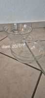 Lot de 2 saladiers en verre