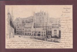 LAUSANNE - Place de l'Europe - Maison Mercier - 1902