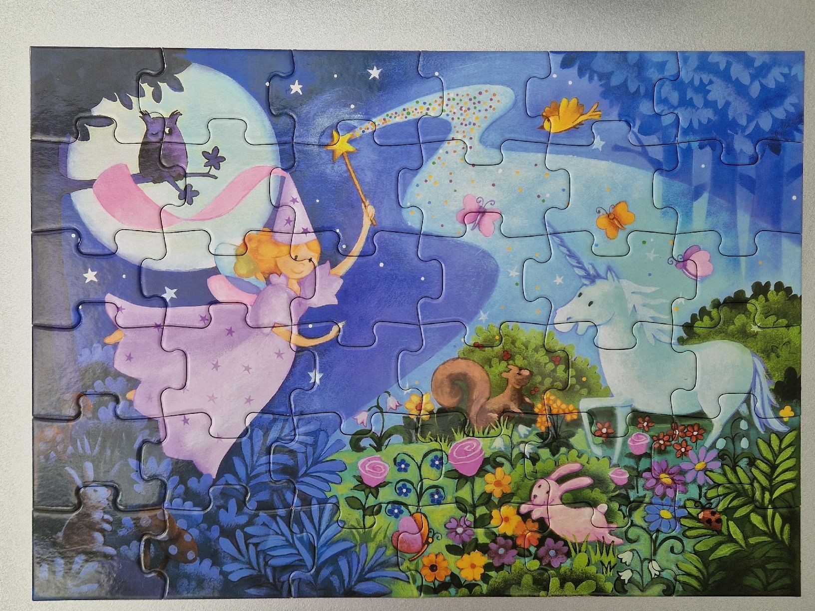 Puzzle: 2 Einhörner-/Feen-Puzzles 4+, 36 und 48 Teile – Usato da Henau venduto da ale_bc8n 3