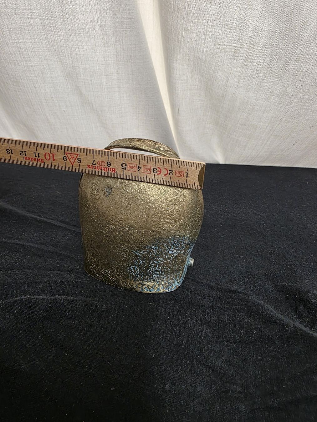 Glocken & Treicheln: glocke alt Messing mit Klöppel  – Gebraucht aus Wolfertswil von Antiko 3