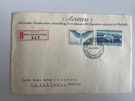 Ganzsache Schweiz NABA 1938
