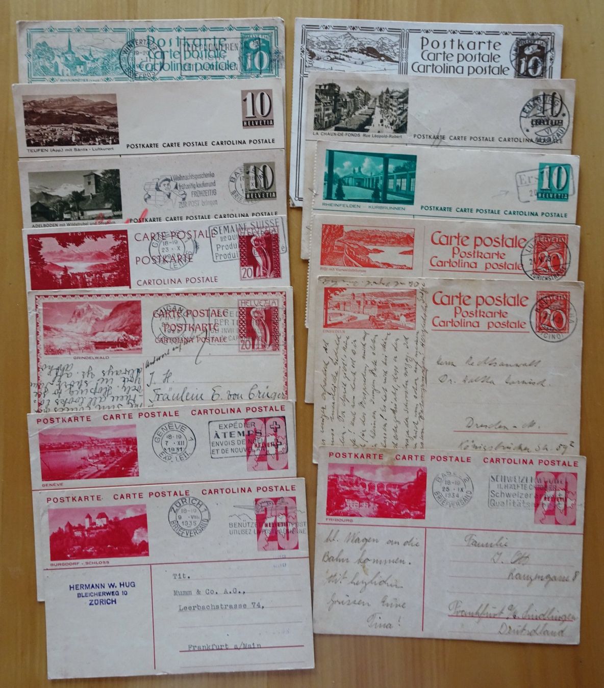 Ansichtskarten: Postkarten Schweiz – Gebraucht aus Feldbrunnen von MarcusSO 4
