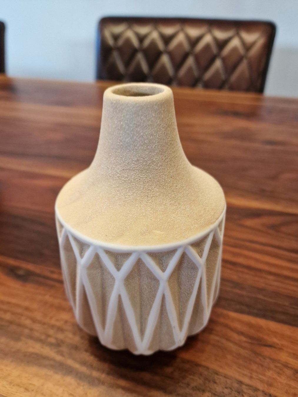 Vasi & Recipienti: Keramik Deko Vasen 3er Set | Beige/Weiss | Neu – Nuovo (secondo la descrizione) da Buochs venduto da Vend0r 2