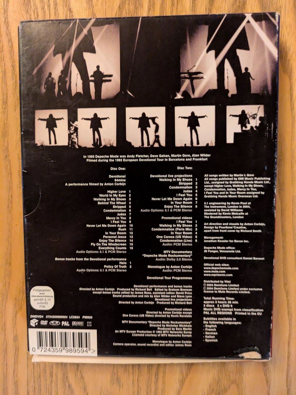 Tutti i DVDs: Depeche Mode - Devotional-DVD (Anton Corbijn) – Usato da Männedorf venduto da Pacer19 1
