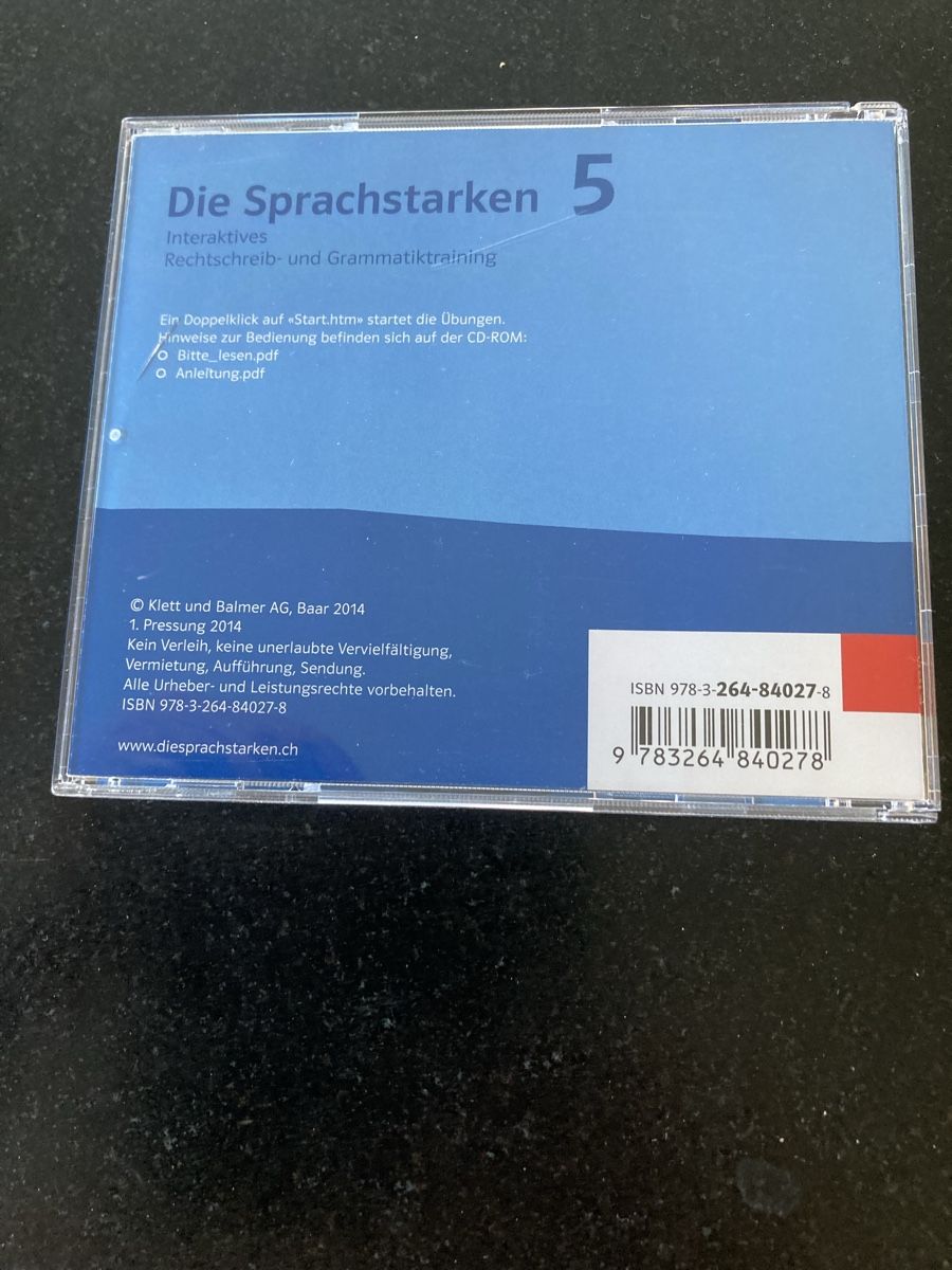 CD: Sprachstarken 5 - CD-ROM, interaktives Rechtschreibtraining – Nuovo e nell'imballaggio originale da Effingen venduto da Fylarama 4