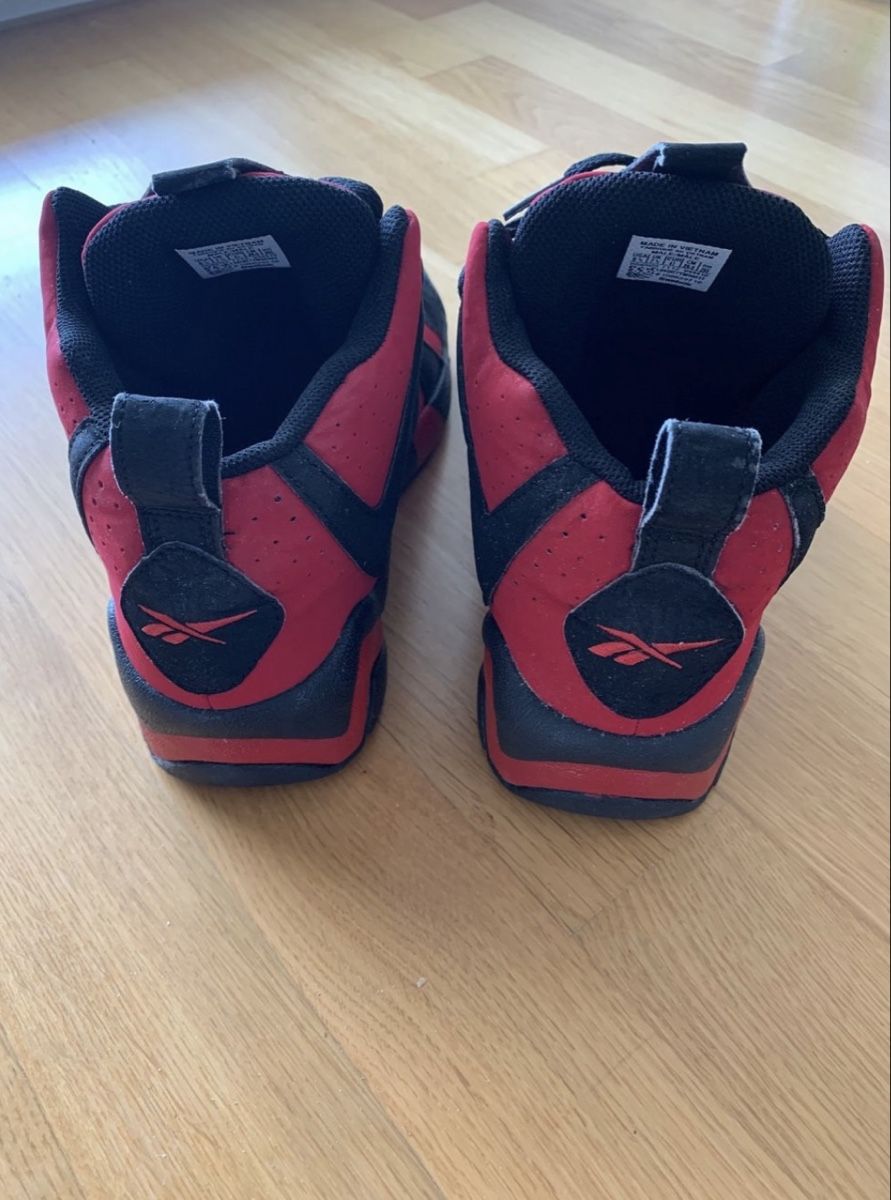 Reebok Scarpe da uomo: Reebok Kamikaze 2 Black Red – Usato da Bern venduto da VincentCassel 2