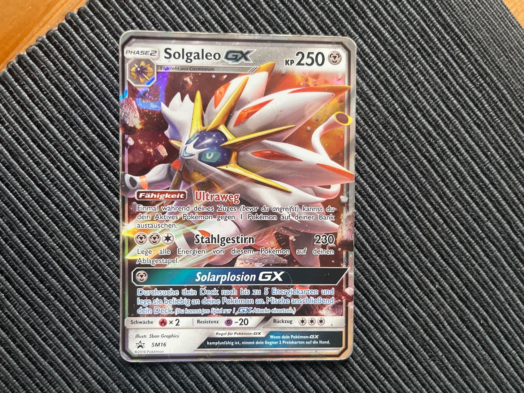 Pokémon Carte collezionabili: Pokemon Solgaleo GX SM16 Promo – Usato da Wabern venduto da Collectfun
