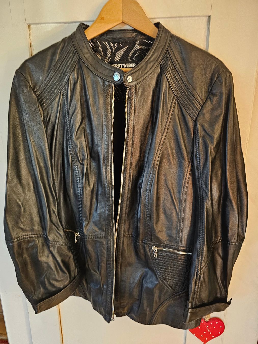 Gerry Weber Vestes: Lederjacke – D'occasion à Bühler par elwetritsche