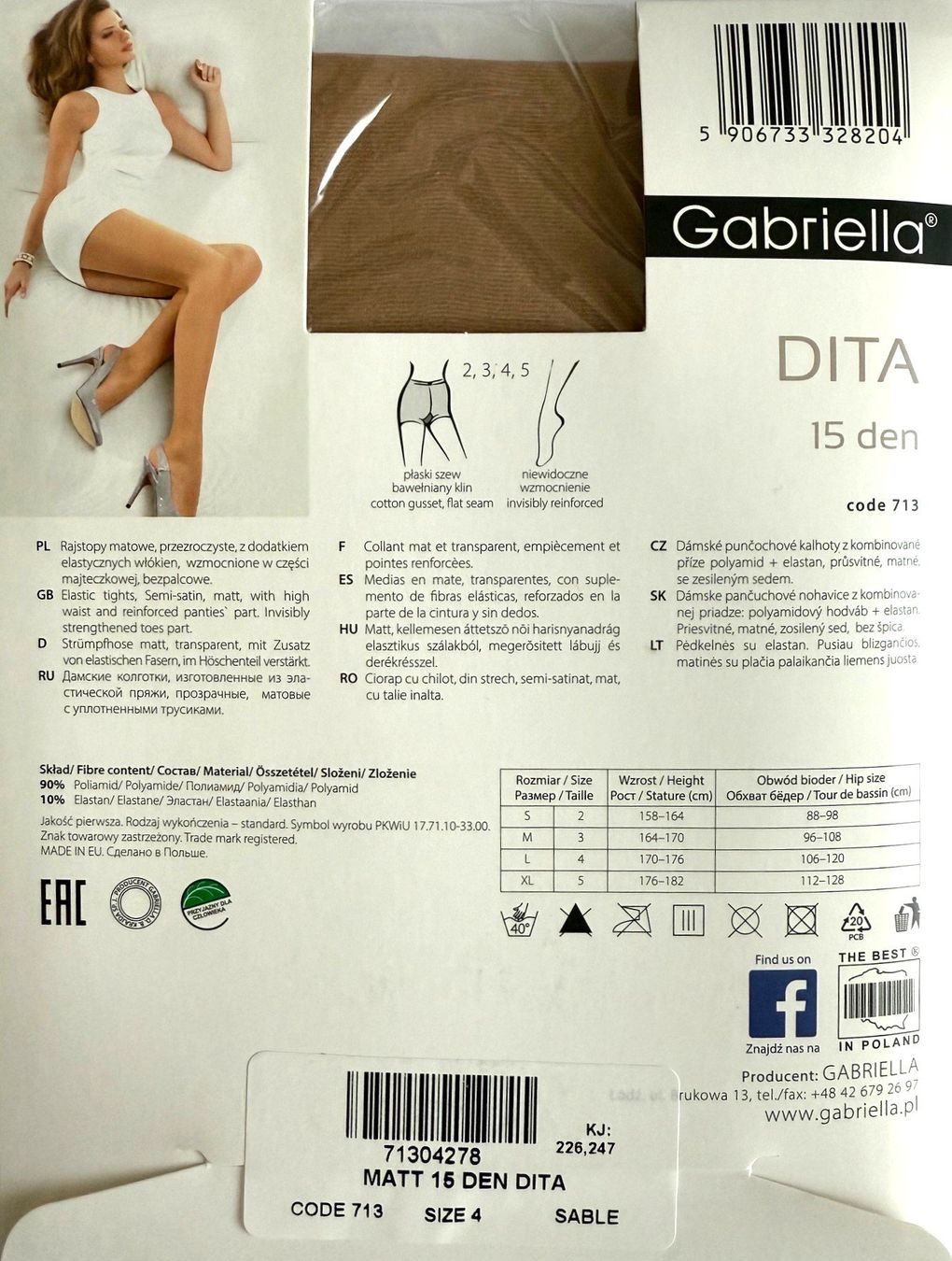 Calze & Collant: Strumpfhose Gabriella Dita – Nuovo e nell'imballaggio originale da Menziken venduto da ABA60 1