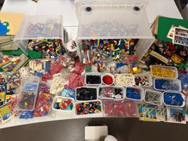 Grosse Menge Vintage LEGO - Viele Figuren/Platten uvm