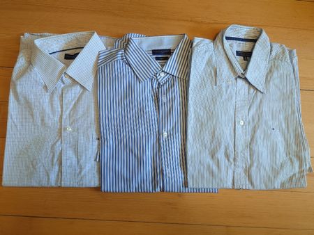 3x Herren Hemden von Tommy Hilfiger, kurzarm, Grösse 40