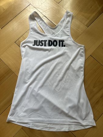 Nike Dri-Fit Tank Top weiss Gr. S