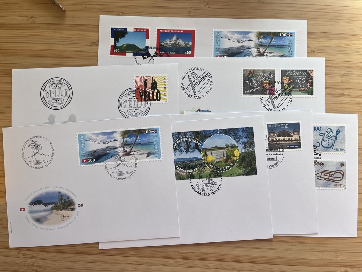 Alle Briefmarken: 2016 Série FDC 4/2016 Cat. 29.30 CHF – Gebraucht aus Sottens von thigroux 1