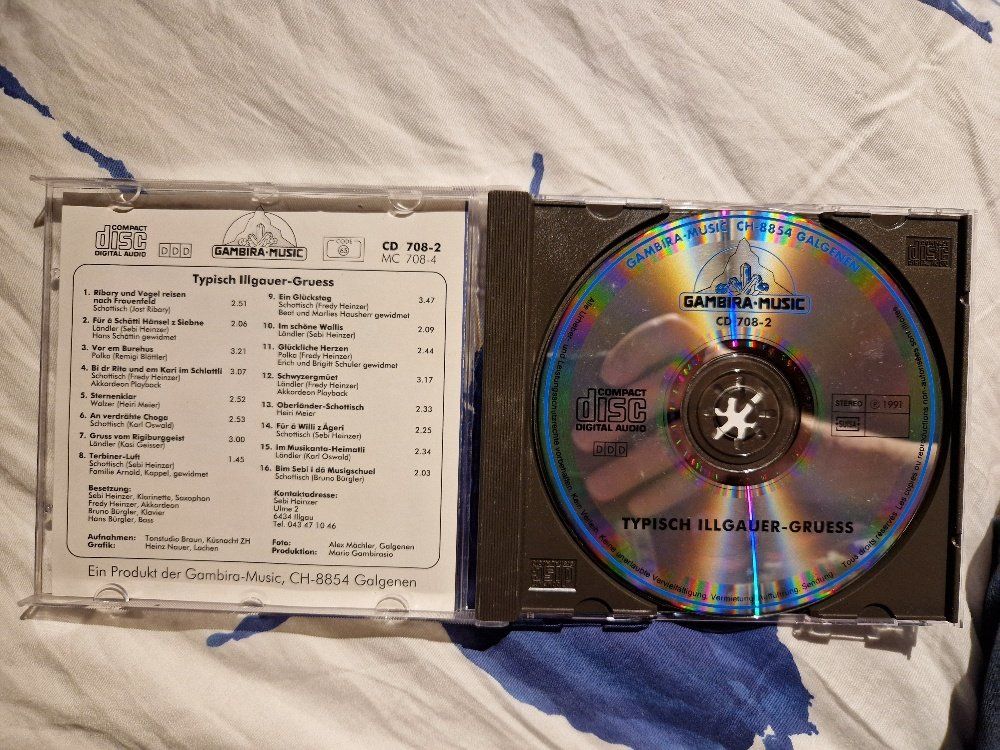 CD: Typisch Illgauer Gruess, Vergriffen! – Usato da Brittnau venduto da Zibu 2