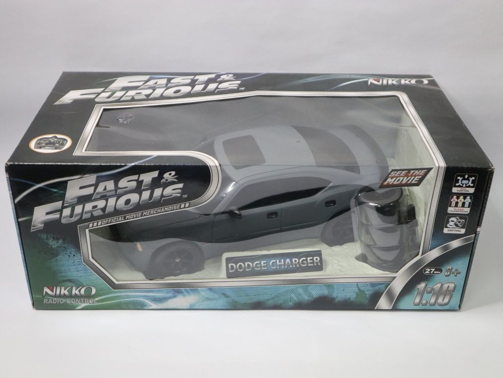 FAST & FURIOUS - VEHICULE RADIO COMMANDEE 1/16 DODGE CHARGER