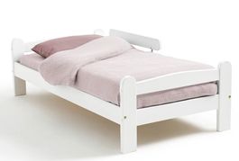 Weißes Kinderbett aus Massivholz 70x140cm